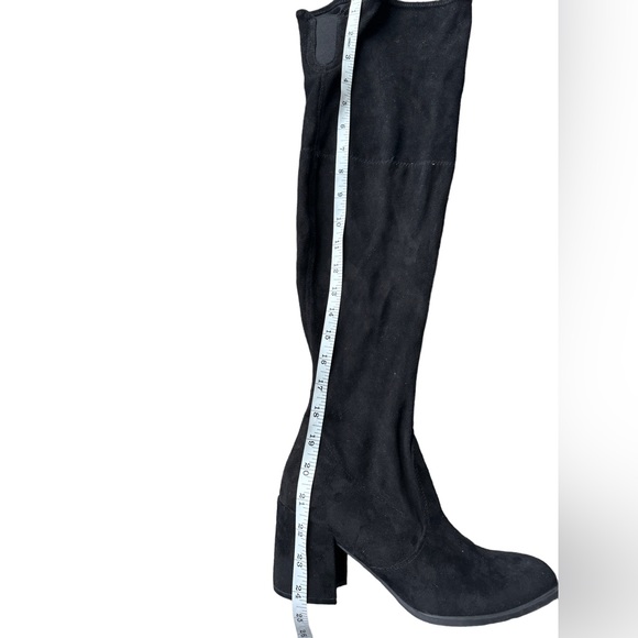 Unisa Undynna Black Over The Knee Boots Size 8.5 - Picture 5 of 8